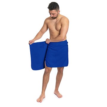 Interkontakt Pánský saunový ručník Navy Blue