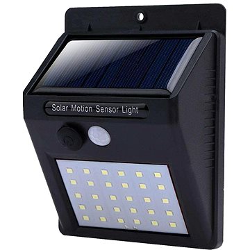 Verk 01390 Solární venkovní 30 LED SMD osvětlení s pohybovým senzorem
