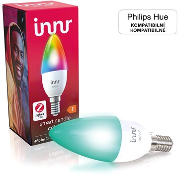 E-shop Innr Smarte LED-Glühbirne E14 Farbe, Kerzenform
