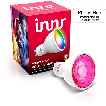 Innr Chytré bodové LED světlo GU10, Colour, kompatibilní s Philips Hue, 16M barev a tóny bílé