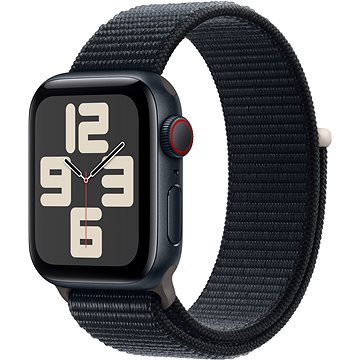 E-shop Apple Watch SE Celular 40mm Aluminiumgehäuse Mitternacht mit Sport Loop Mitternacht