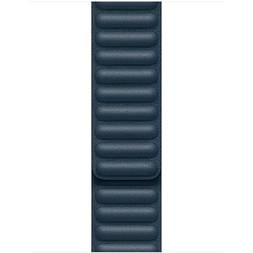 Apple 40mm baltsky modrý kožený tah – velký