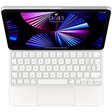 E-shop Apple Magic Keyboard iPad Pro 11" 2020 (4. Gen) und iPad Air (5. Gen), weiß - EN Int.