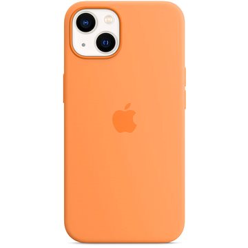 E-shop Apple iPhone 13 Silikon Case mit MagSafe - Gelborange
