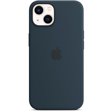 E-shop Apple iPhone 13 Silikon Case mit MagSafe - Abyssblau