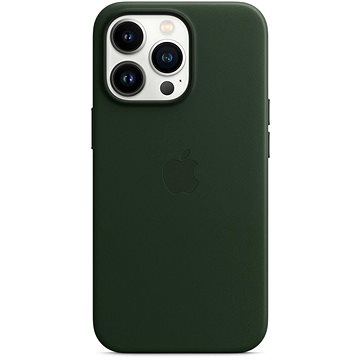 Apple iPhone 13 Pro Kožený kryt s MagSafe sekvojově zelený
