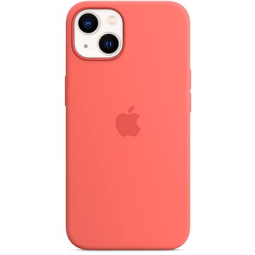 E-shop Apple iPhone 13 Silikon Case mit MagSafe - Pink Pomelo
