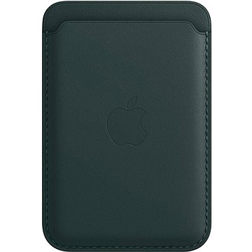 Apple iPhone Kožená peněženka s MagSafe piniově zelená