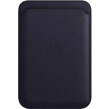 Apple iPhone Kožená peněženka s MagSafe inkoustově fialová