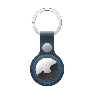 Apple FineWoven kľúčenka na AirTag tichomorsky modrá