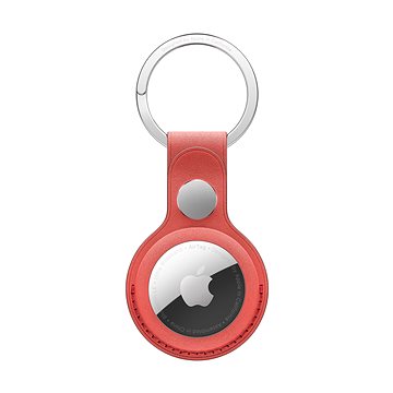 Apple FineWoven kľúčenka na AirTag koralovo červená