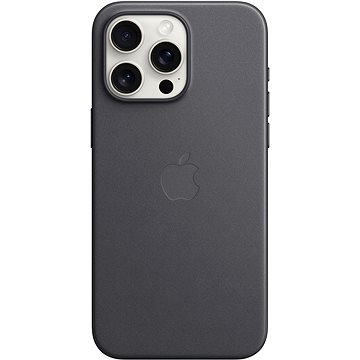 E-shop Apple iPhone 15 Pro Max FineWoven-Stoff Handyhülle mit MagSafe schwarz