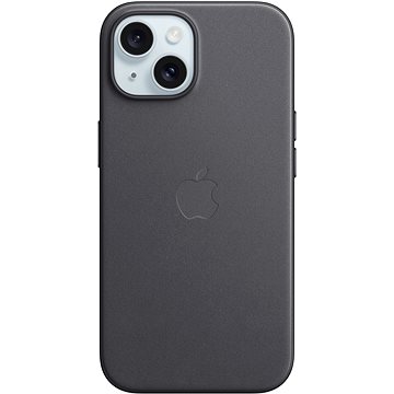E-shop Apple iPhone 15 FineWoven-Stoff Handyhülle mit MagSafe schwarz