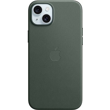 E-shop Apple iPhone 15 Plus FineWoven-Stoff Handyhülle mit MagSafe blattgrün