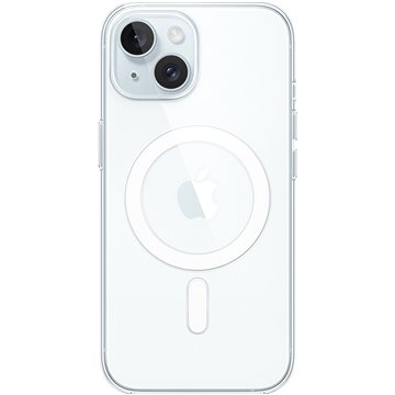 E-shop Apple iPhone 15 transparent Handyhülle mit MagSafe