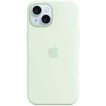 E-shop Apple iPhone 15 Silikonhülle mit MagSafe Lichtmint