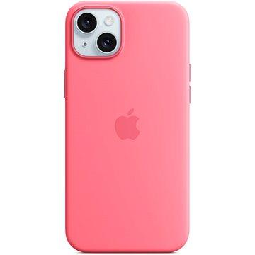 E-shop Apple iPhone 15 Plus Silikonhülle mit MagSafe rosa