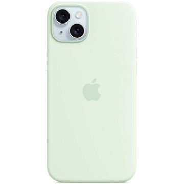E-shop Apple iPhone 15 Plus Silikonhülle mit MagSafe Lichtmint