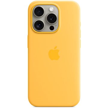 E-shop Apple iPhone 15 Pro Silikonhülle mit MagSafe Strahlengelb