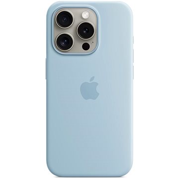 E-shop Apple iPhone 15 Pro Silikonhülle mit MagSafe hellblau