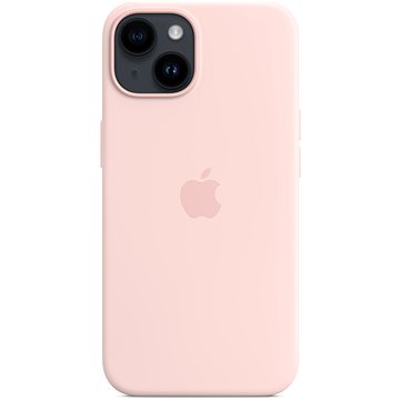 E-shop Apple iPhone 14 Silikonhülle mit MagSafe - kreidigrosa