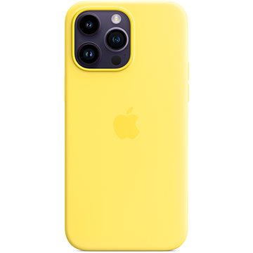 E-shop Apple iPhone 14 Pro Max Silikonhülle mit MagSafe kanariengelb
