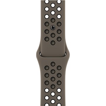 E-shop Apple Watch 41 mm Olive Gray-Black Nike Sportarmband