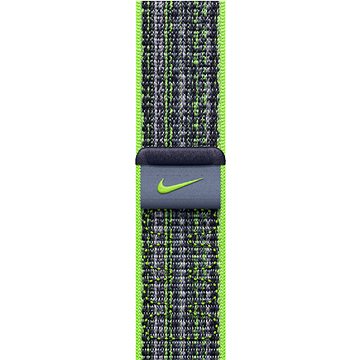 E-shop Apple Watch 41mm Nike Sport Loop Bright Green/Blau