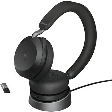 E-shop Jabra Evolve2 75 MS Stereo USB-C Stand Black