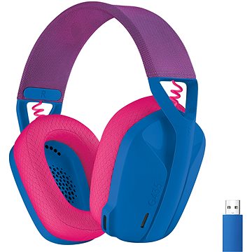 E-shop Logitech G435 LIGHTSPEED Wless Gaming Headset blau