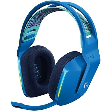 E-shop Logitech G733 LIGHTSPEED Wireless RGB Gaming Headset BLUE
