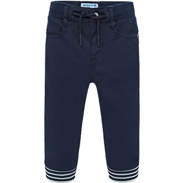 MAYORAL chlapecké kalhoty s gumou - tm. modré - 92 cm