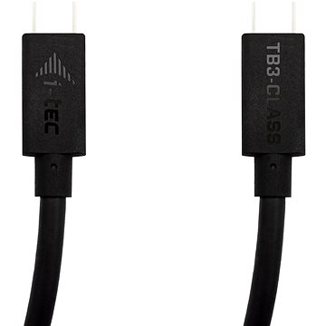 I-TEC Thunderbolt 3 – Class kabel, 40 Gbps, 100W Power Delivery, USB-C 3.2 gen. 2 kompatibilní, 150c