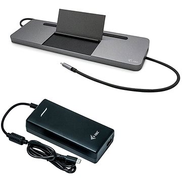 i-tec USB-C 4K 3x Display Docking Station, PD 85 W + Universal Charger 112 Watt