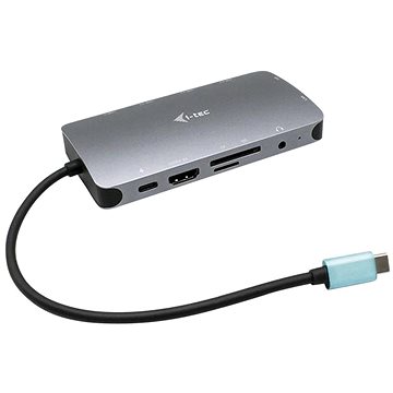 I-TEC USB-C Metal Nano Dock HDMI/VGA with LAN, Power Delivery 100W