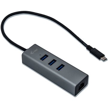 E-shop I-TEC USB-C Metal 3-Port Hub mit GLAN