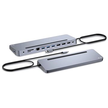 E-shop i-tec USB-C Metal Ergonomic 4K 3x Display Docking Station, Power Delivery 100W