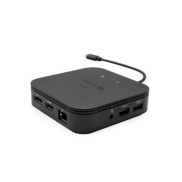 i-tec Thunderbolt 3 Travel Dock Dual 4K Display with Power Delivery 60W + i-tec Univ. Charger 77W