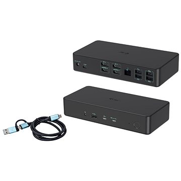 E-shop i-tec USB 3.0/USB-C/Thunderbolt 3 Professional Dual 4K Display Docking Station Gen2, PD 100W