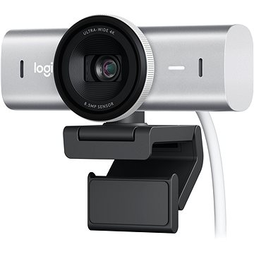 E-shop Logitech MX Brio 4K Ultra HD Webcam, Pale Grey