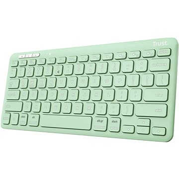 E-shop Trust LYRA Compact Wireless Keyboard - US, grün