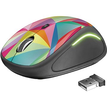E-shop Trust Yvi FX Wireless Mouse - geometrics