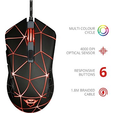 E-shop Trust GXT 133 Locx Gaming Mouse