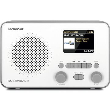 TechniSat TECHNIRADIO 6 IR, white/grey