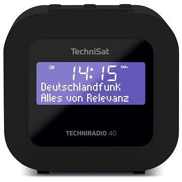 E-shop Radiowecker TechniSat TECHNIRADIO 40, schwarz