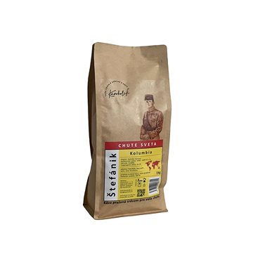 E-shop CAFOHOLIK Stefanik Kolumbien 100% Arabica 1000 g, Bohnen