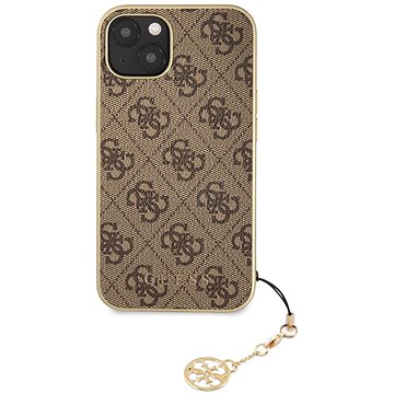 E-shop Guess 4G Charms Back Cover für Apple iPhone 13 Braun