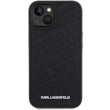 E-shop Karl Lagerfeld PU Quilted Pattern Back Cover für iPhone 15 Schwarz
