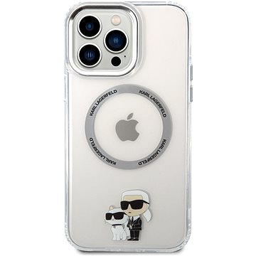 E-shop Karl Lagerfeld IML Karl and Choupette NFT MagSafe Back Cover für iPhone 13 Pro Max Transparent