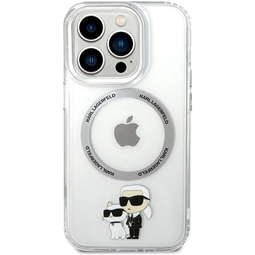 E-shop Karl Lagerfeld IML Karl and Choupette NFT MagSafe Back Cover für iPhone 13 Pro Transparent